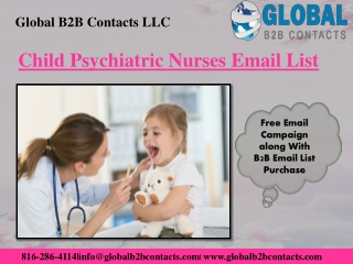 Child Psychiatric Nurses Email List