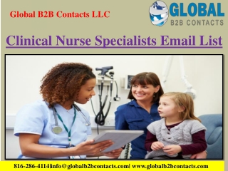 Clinical Nurse Specialists Email List