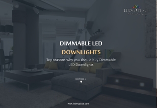 Choose Dimmable LED Downlights For Evenly Illumination