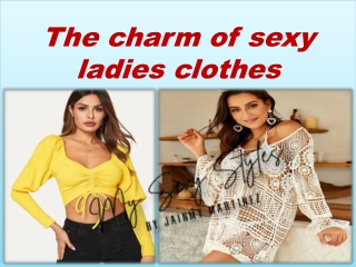 Sexy ladies clothes