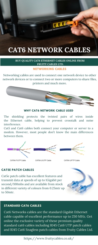 Cat6 Network Cable - FruityCables