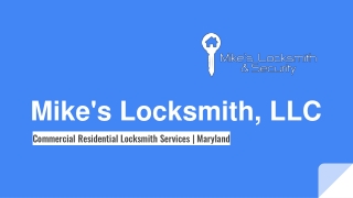 Locksmith Maryland