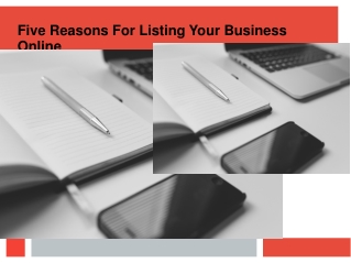 Five Reasons For Listing Your Business Online