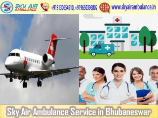 Select Dependable and Verified Air Ambulance from Bhubaneswar