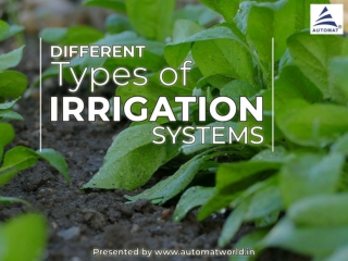 Different Types Of Irrigation Systems