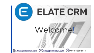 Best CRM Software for Small Business - Elate CRM - Penieltech