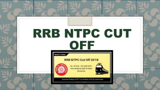 RRB NTPC Cut Off 2019 Previous Year Expected NTPC Cut Off CBT 1 & 2