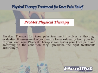 Physical Therapist's Guide to Knee Pain Relief - ProMet