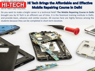 Comprehensive Laptop Repairing Course in Delhi at the Best Price