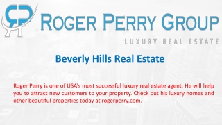 Beverly Hills Real Estate