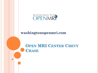 Open MRI Center Chevy Chase