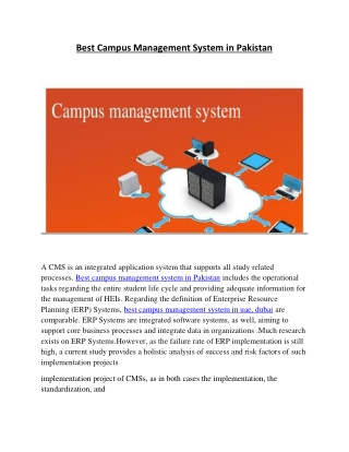 Best campus managment system in pakistan dubai uae,saudi Arabia