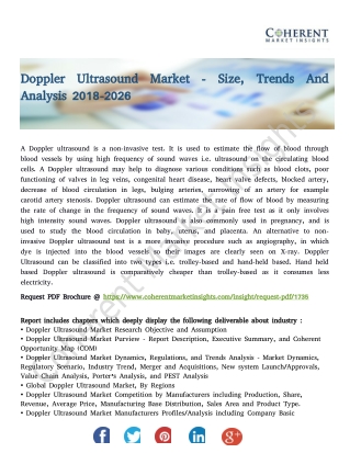 Doppler Ultrasound Market - Size, Trends And Analysis 2018-2026