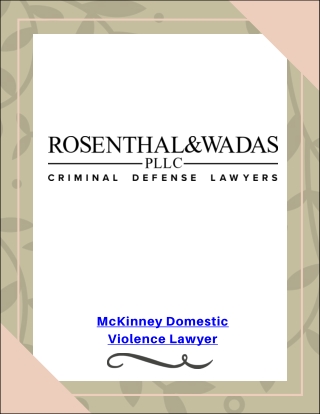 McKinney Domestic Violence Lawyer