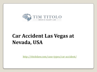 Best Treatment of Car Accident Las Vegas