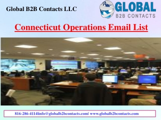 Connecticut Operations Email List