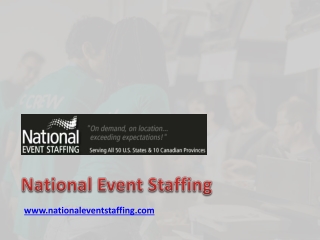 Event Staff - www.nationaleventstaffing.com