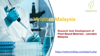 cannabis Malaysia - Viriditas Malaysia