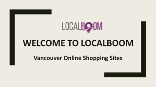 Vancouver Online Shopping Sites - Localboom
