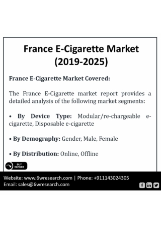 France E-Cigarette Market (2019-2025)