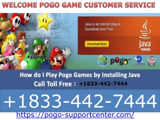 1833-442-7444 Pogo Customer Care