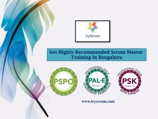 Get Highly Recommended Scrum Master Training In Bengaluru