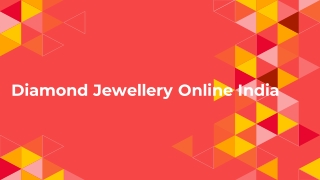 Diamond Jewellery Online India