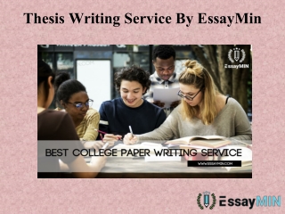 EssayMin is Offering Amazing Thesis Writing Service