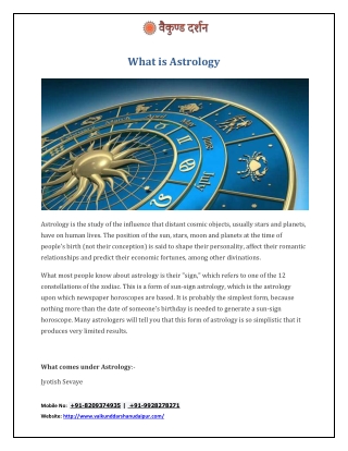 What is Astrology