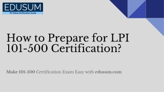 [Latest 2019] LPIC-1 Linux Administrator Questions Answers