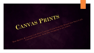 Canvas Prints