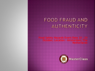 food fraud in-house