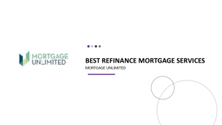 Best Refinance Mortgage Services