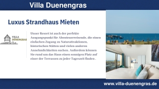 Vermietung von Familie Ferienhäusern - Villa Duenengras