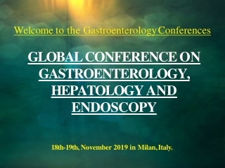 Gastro Conference 2019 | PPT