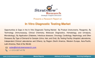 In Vitro Diagnostic Testing Market | Trends & Forecast | 2018-2025