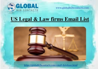 US Legal & Law firms Email List