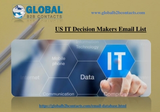 US IT Decision Makers Email List