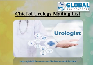 Chief of Urology Mailing List