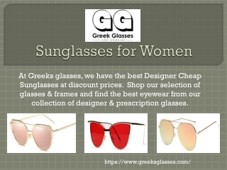 Sunglasses for Women