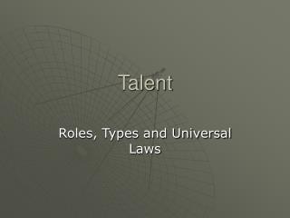 Talent