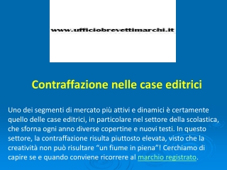 Contraffazione nelle case editrici