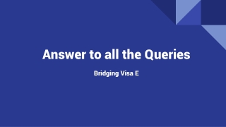 Bridging Visa E Subclass 050 | ISA Migrations & Education Consultants