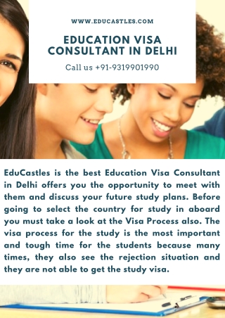 EduCastles - Best Education Visa Consultant in Delhi