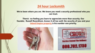 24 hour Locksmith