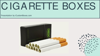 Cigarette Boxes