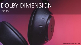 Dolby Dimension Specifications Description