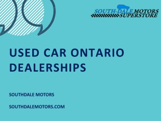 Used Car Ontario Dealerships London