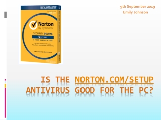 Is the Norton.com/setup antivirus good for the PC?