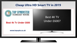 Best 4K TV Under £600